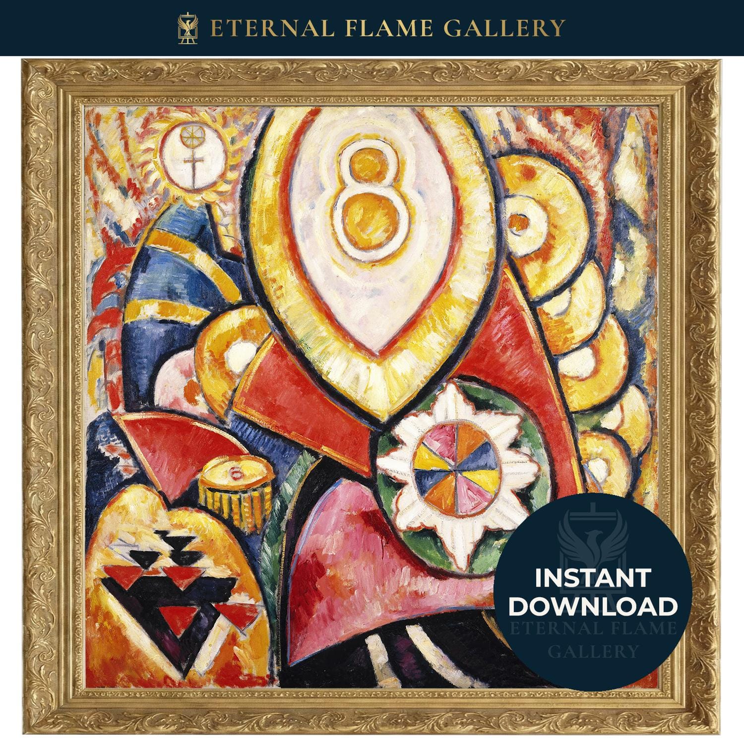Marsden Hartley - Painting No. 48 | Printable 20th Century Avant-garde ...