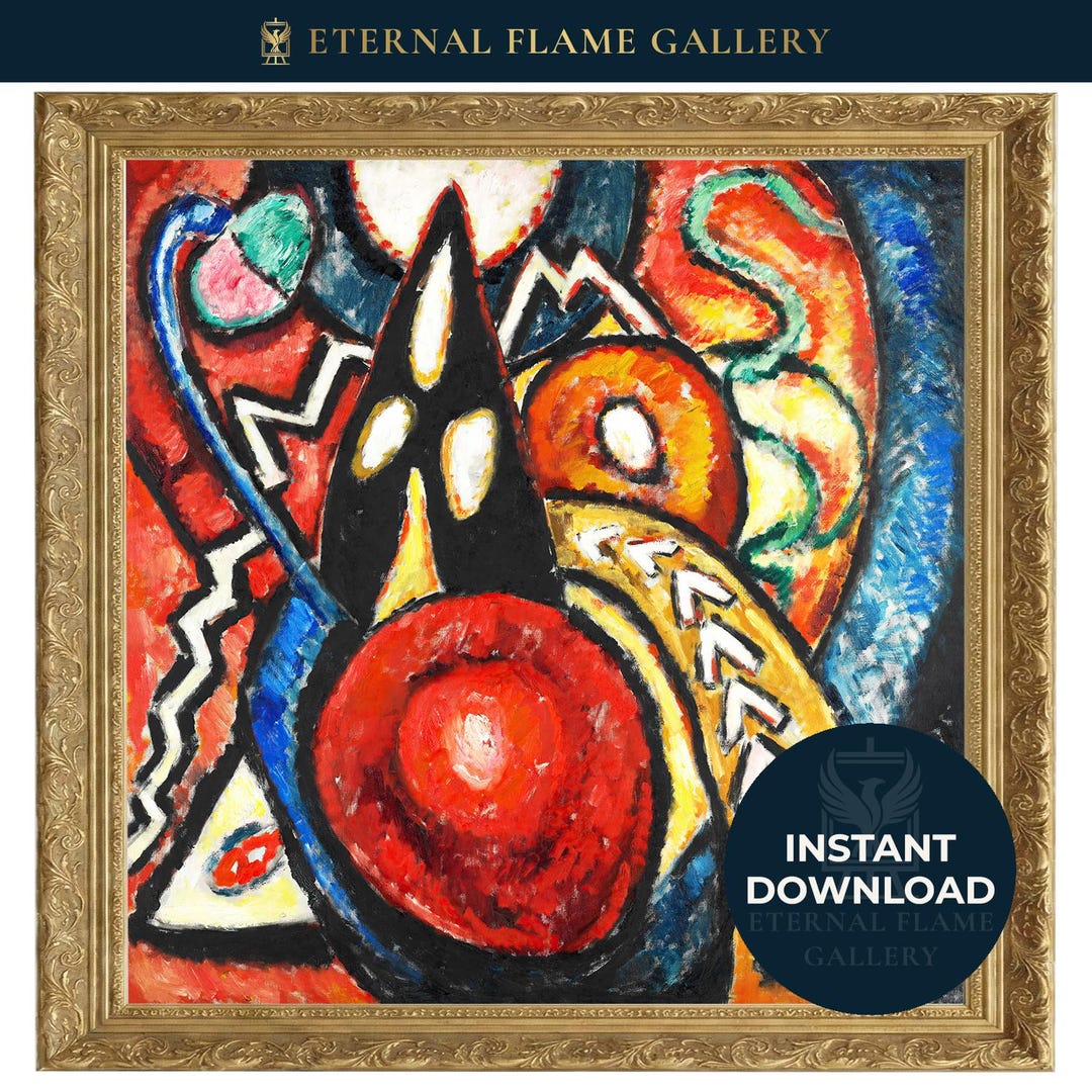 Marsden Hartley - Movement | Printable Modernist Abstract Art in High ...