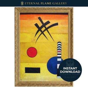 Wassily Kandinsky - Symbol | Printable Constructivist Art in High Resolution Quality