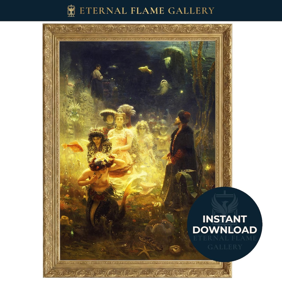 Ilya Repin - Sadko | Printable Folklore in High Resolution Qualtiy ...
