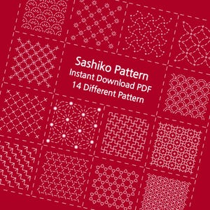Japanische Sashiko-Stickmuster – Geometrische Designs (Band 2)