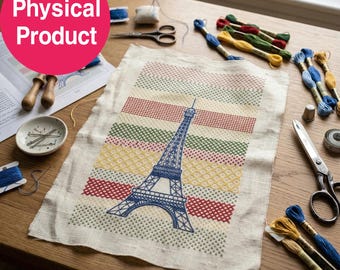 Podróżnik Sashiko – Paryż i Wieża Eiffla, Kolekcja Landmark – Edycja Sashiko