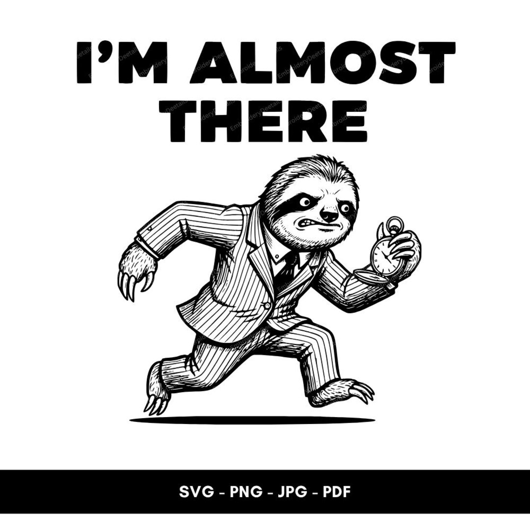 Funny Sloth Running 