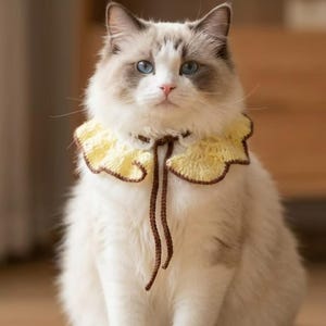 PADRÃO: Cachecol de marinheiro de crochê para cães, bandana para animais de estimação, babador para gatos, coleira de crochê feita à mão para cães e gatos (PDF) Não é um produto finalizado