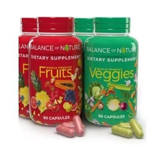 Paquete de 2, 90 frutas y 90 verduras, suplemento alimenticio integral con superalimento sellado