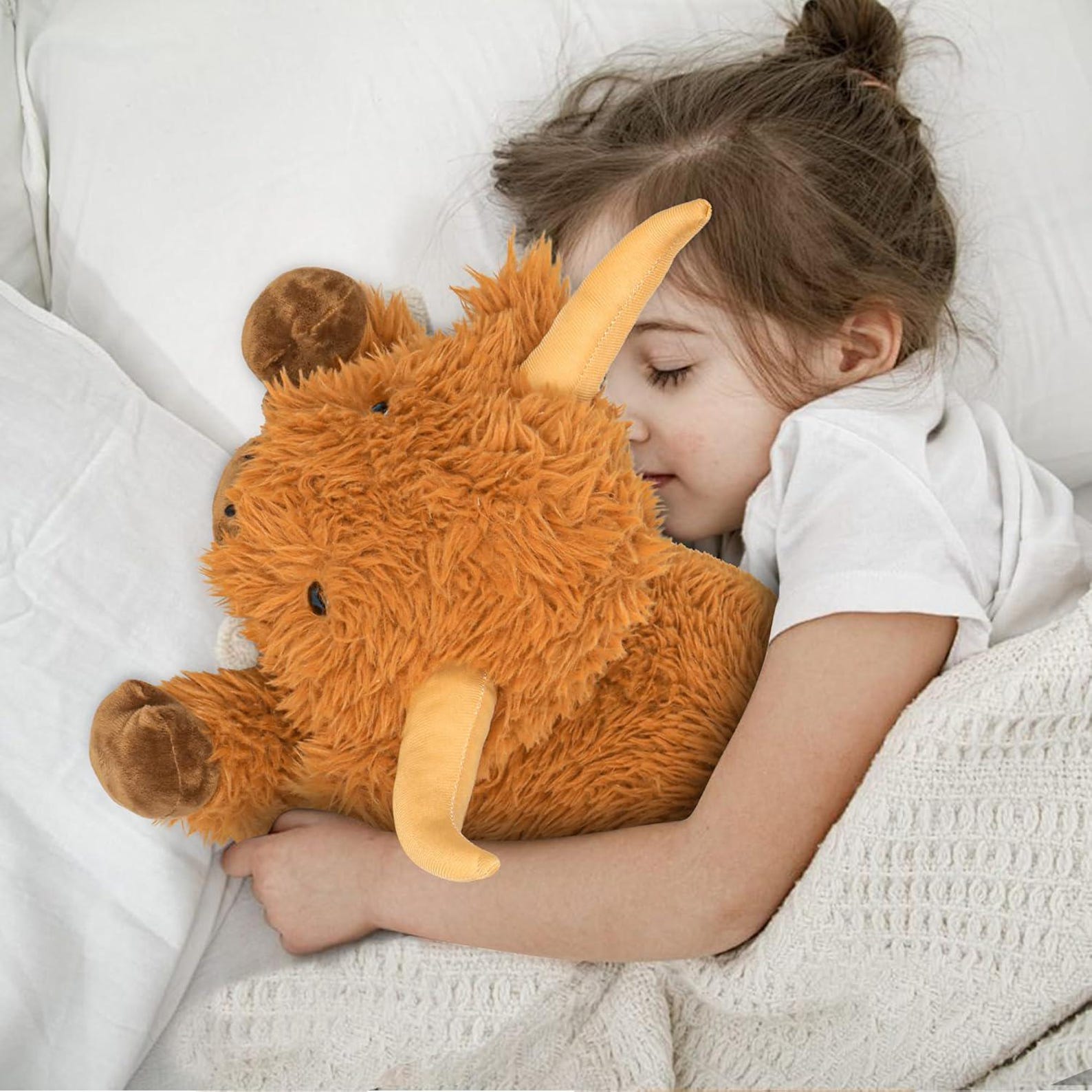 JellyMallow Highland Cow Weighted Stuffed Animals 5 lbs 22 in, Highland Cow Weighted Stuffed Animal Plushies, Adorable Stuffed Animal Pillows Gifts for Kids and Adults JellyMallow Highland Cow Weighted Stuffed Animals 5 lbs 22 in, Highland Cow Weighted Stuffed Animal Plushies, Adorable Stuffed Animal Pillows Gifts for Kids and Adults