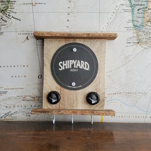 Shipyard Brewing Key Hook with Reclaimed Pallet Wood