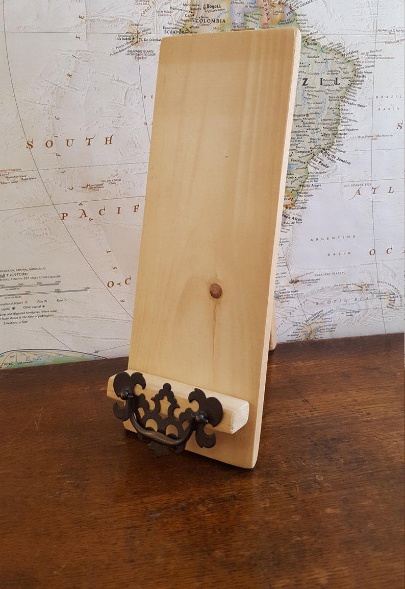 Wooden Tabletop Easel With Antique Decor Etsy