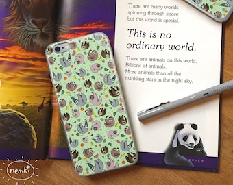 Sloth Phone Case for iPhone or Samsung