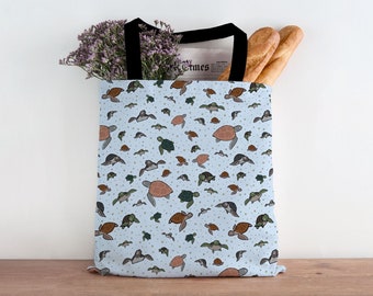 Cute Sea Turtle Tote Bag