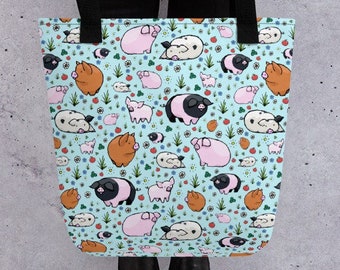 Cute Pig Tote Bag