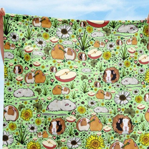 Guinea Pig Towel Cute Guinea Pig Beach Towel Guinea Pigs Bath Etsy
