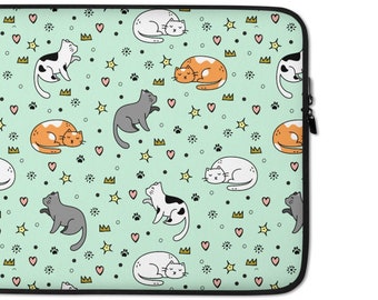 cat laptop case