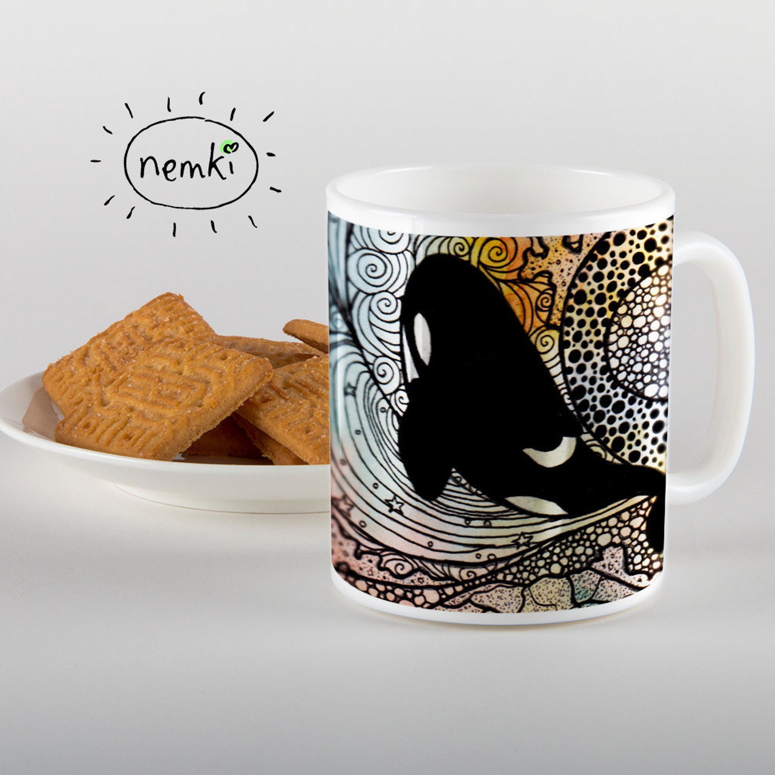 Orca Mug Orca Ts Orca Coffee Cup Whale Mug Whale Coffee Mug Etsy