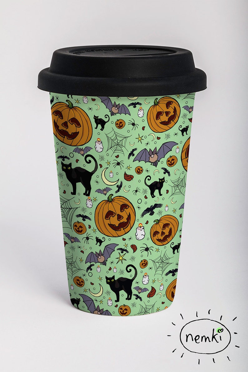 Halloween Travel Mug Etsy