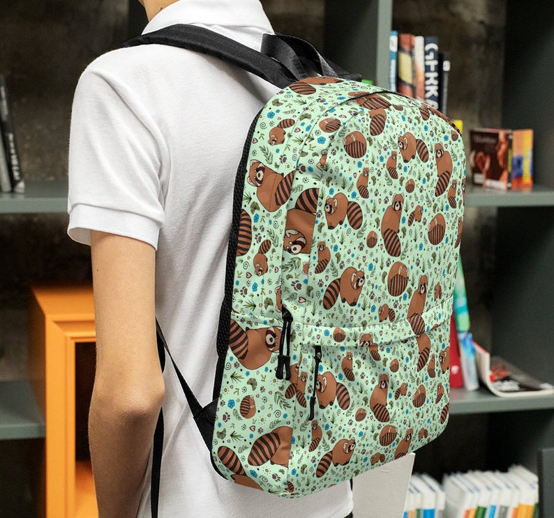 Cute Red Panda Backpack Red Pandas Backpack Red Panda Rucksack Etsy