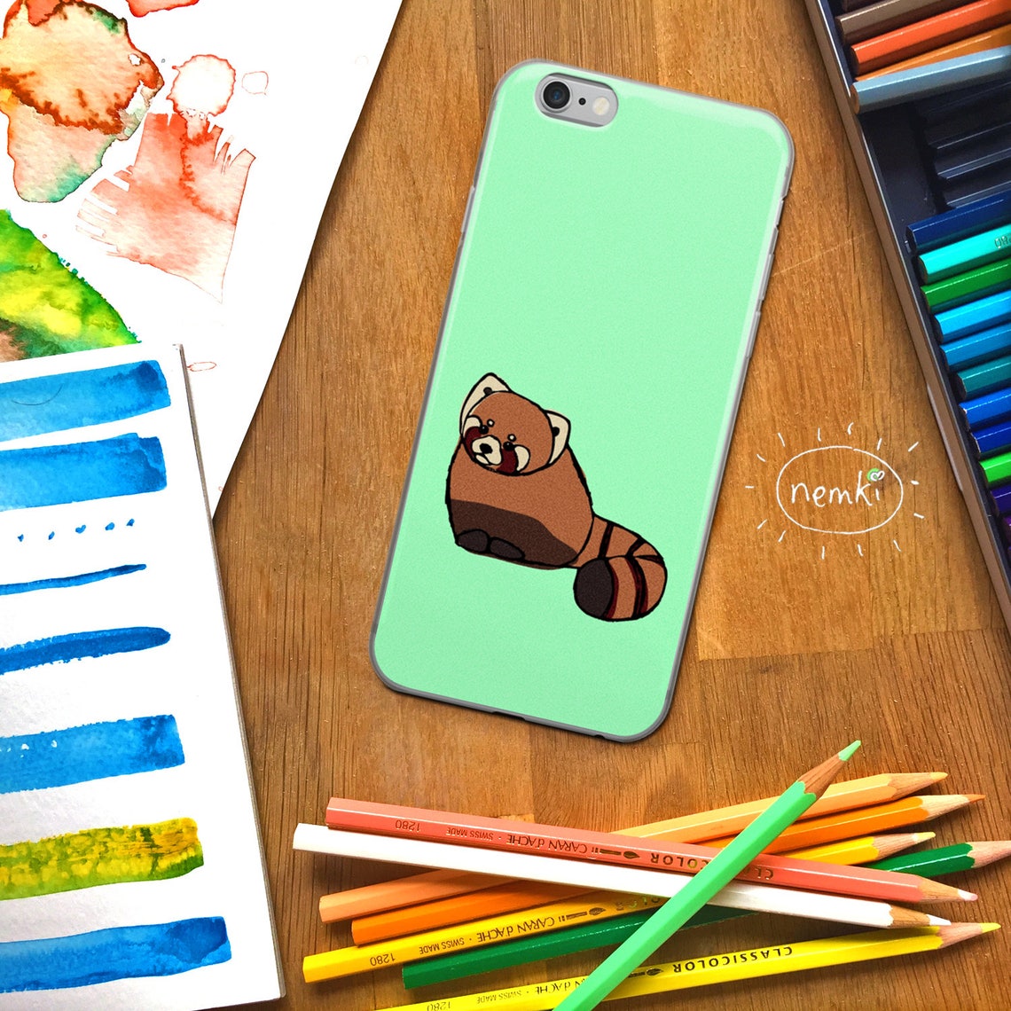 Red Pandas Red Panda Phone Case Red Panda Iphone Case Red Etsy UK