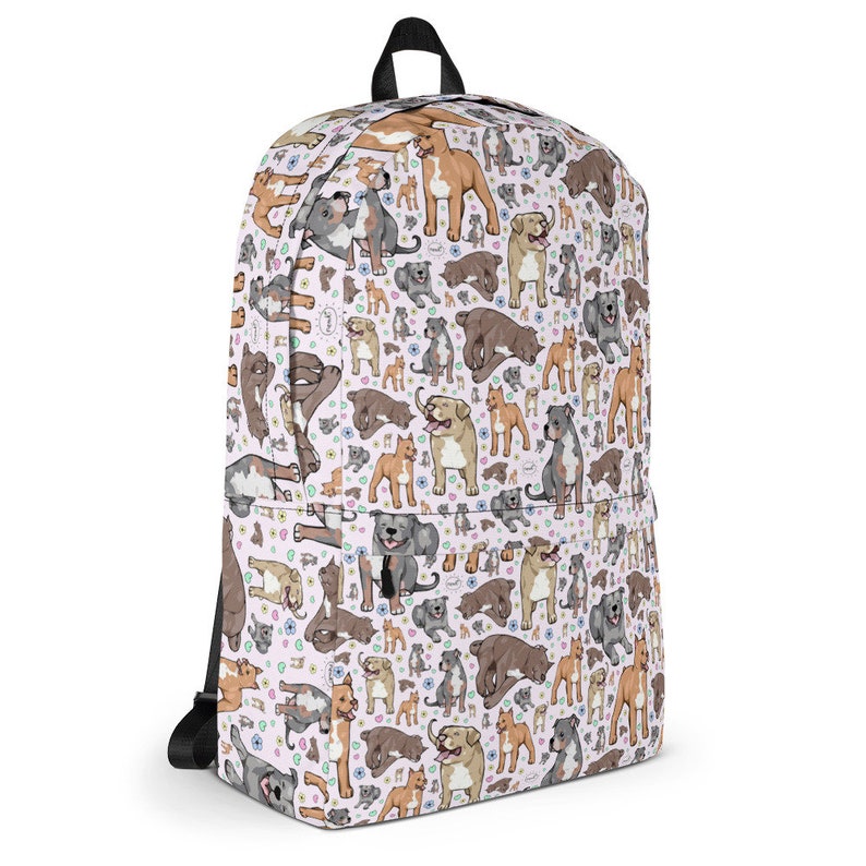 Pitbull Backpack Pitbulls Rucksack Pit Bull Bag Pit Bulls Gift Etsy