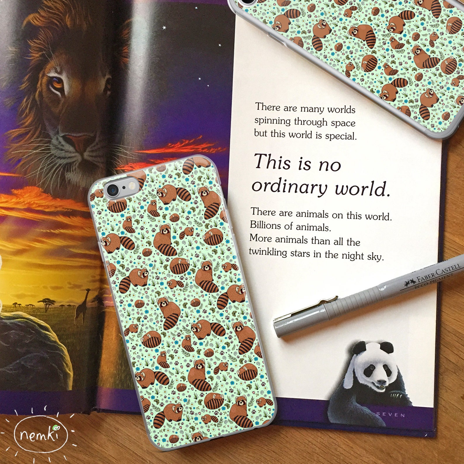 Red Panda Red Panda Phone Case Red Panda Iphone Case Red Panda Etsy UK