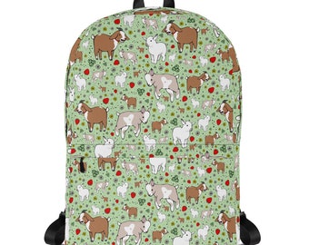Cute Goat Backpack Goat Backpacks Cute 