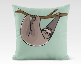 Cute Sloth Pillow, Sloth Cushion