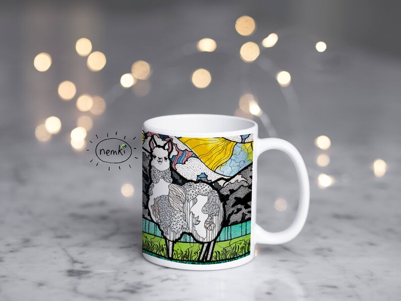 Mignon mug de lama image 6