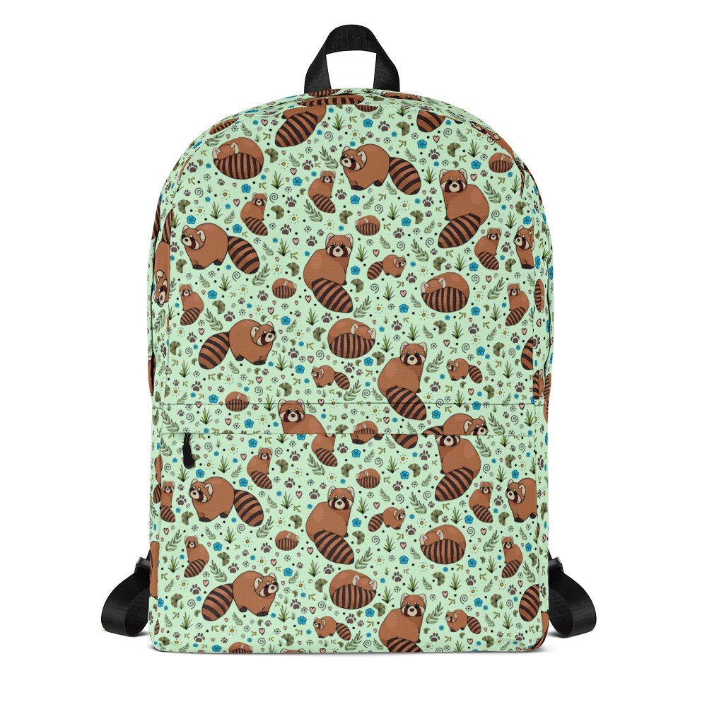 panda print backpack