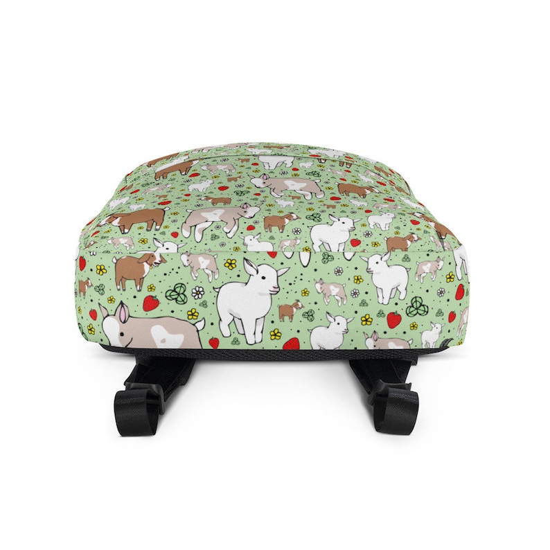 Cute Goat Backpack Goat Backpacks Cute Goats Backpack Goat Etsy