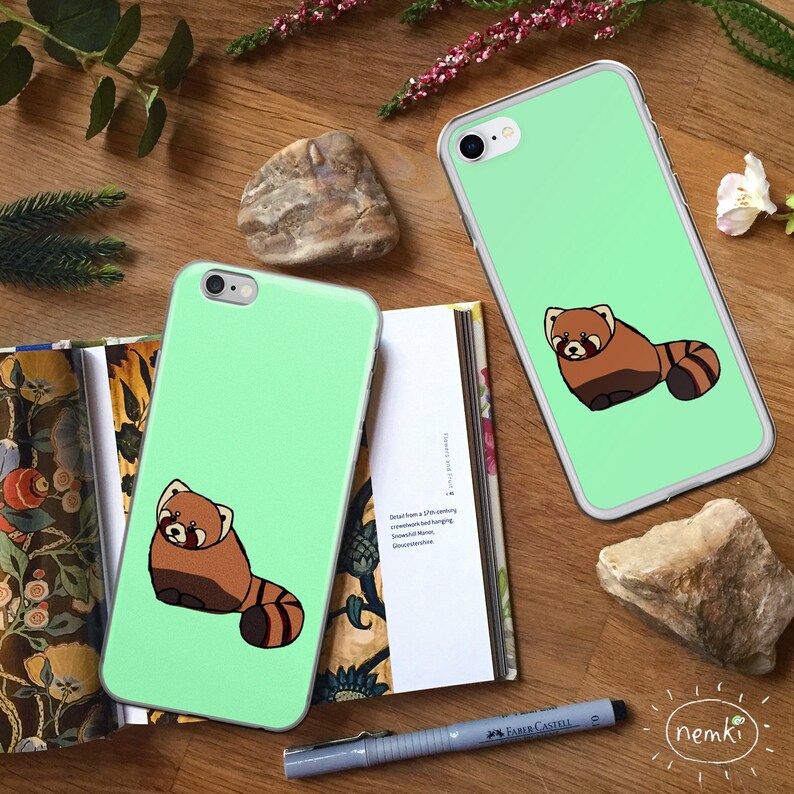 Red Pandas Red Panda Phone Case Red Panda iPhone Case Red Etsy