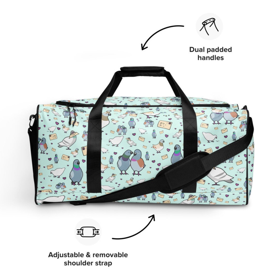 Messenger Pigeon Duffel Bag Etsy