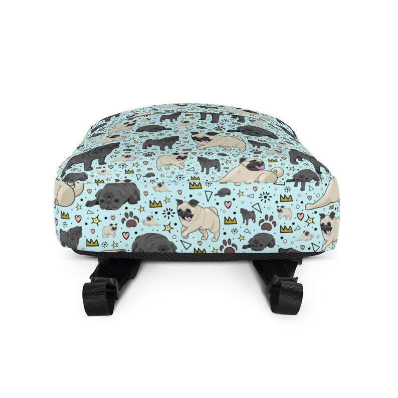 Pug Backpack Cute Pug Backpack Pug Rucksack Pug Bag Pugs Etsy UK