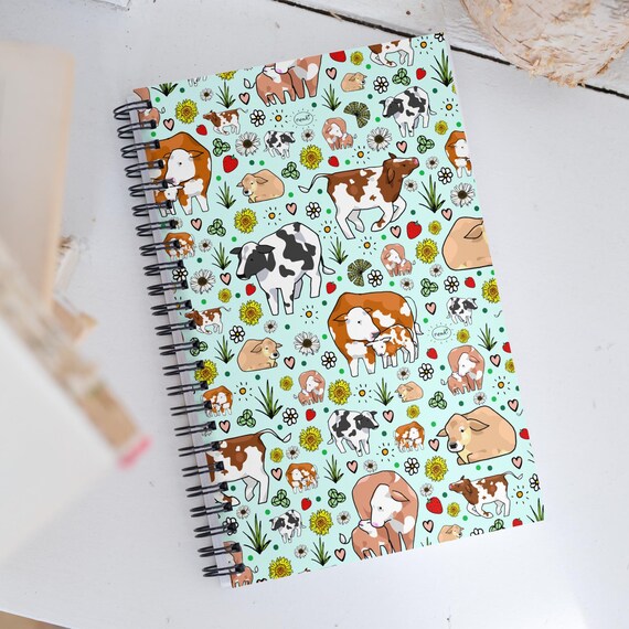 Amazon.com: Carnet de note vache: Bloc-note original