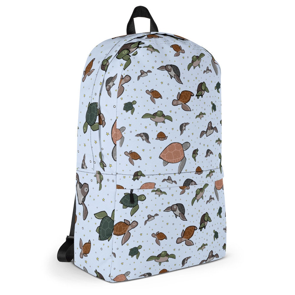 Sea Turtle Backpack Turtles Rucksack Cute Turtle Bag Turtle Etsy UK