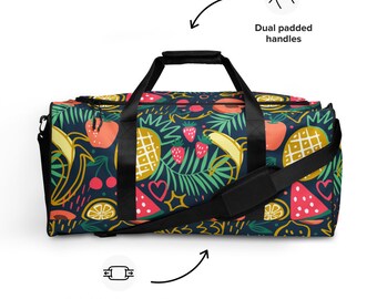 Cute Tropical Duffel Bag