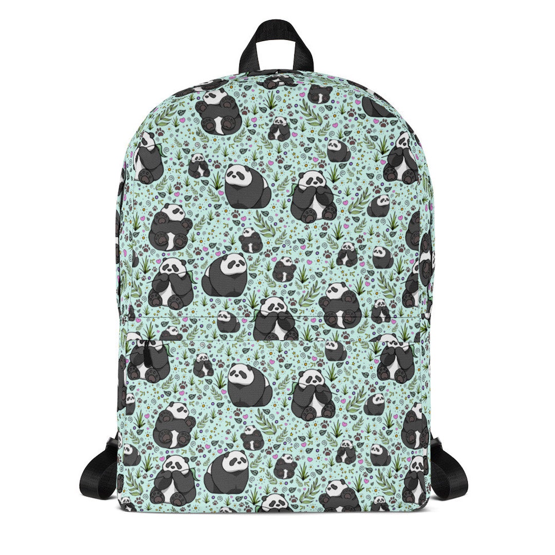 Cute Panda Backpack Pandas Backpack Panda Rucksack Panda Bag - Etsy