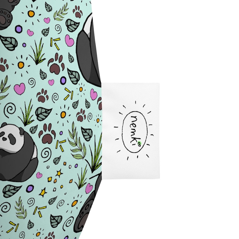 Panda Bean Bag Chair Cover Cute Pandas Beanbag Etsy
