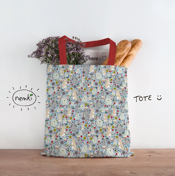 Petite poupee japonaise 100% coton naturel épaule fourre-tout shopping/livre/sac de gym Petite poupee japonaise 100% coton naturel épaule fourre-tout shopping/livre/sac de gym
