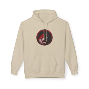 Jeffpool Landshark Deadpool Logo Hoodie | Marvel Rivals Graphic image 10