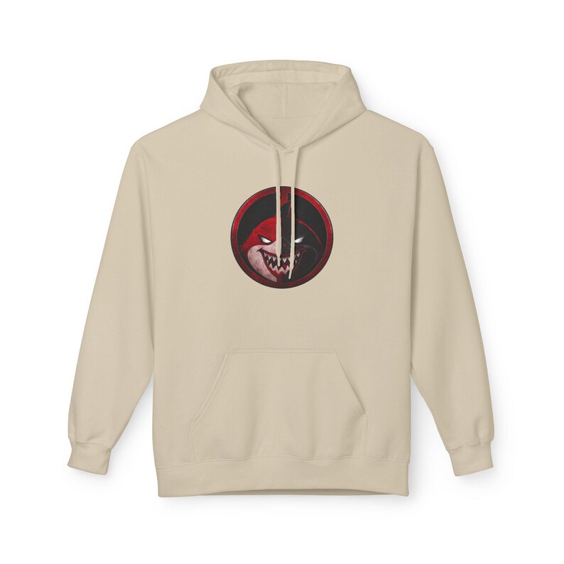 Jeffpool Landshark Deadpool Logo Hoodie | Marvel Rivals Graphic image 10