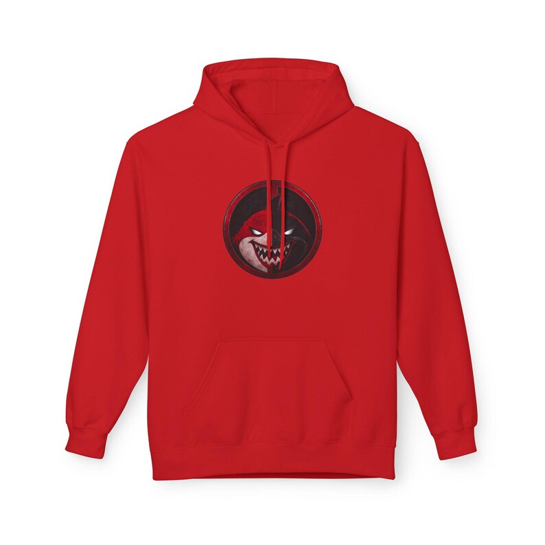 Jeffpool Landshark Deadpool Logo Hoodie | Marvel Rivals Graphic image 19