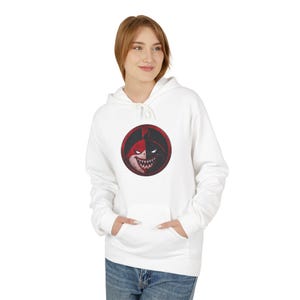 Jeffpool Landshark Deadpool Logo Hoodie | Marvel Rivals Graphic image 2