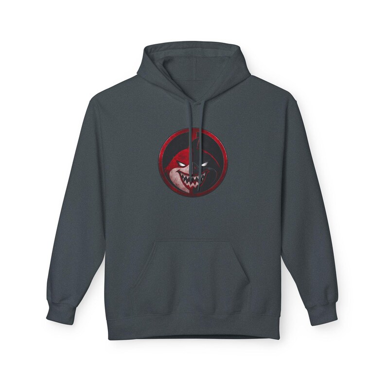 Jeffpool Landshark Deadpool Logo Hoodie | Marvel Rivals Graphic image 17