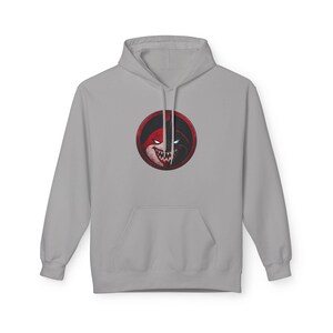 Jeffpool Landshark Deadpool Logo Hoodie | Marvel Rivals Graphic image 7