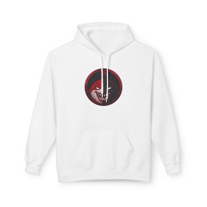 Jeffpool Landshark Deadpool Logo Hoodie | Marvel Rivals Graphic image 4