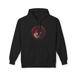 Jeffpool Landshark Deadpool Logo Hoodie | Marvel Rivals Graphic image 9