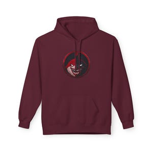 Jeffpool Landshark Deadpool Logo Hoodie | Marvel Rivals Graphic image 15