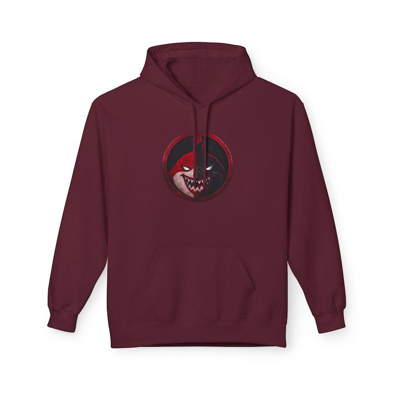 Jeffpool Landshark Deadpool Logo Hoodie | Marvel Rivals Graphic image 15