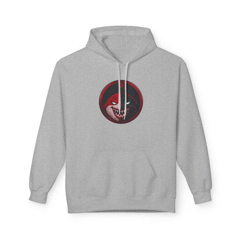 Jeffpool Landshark Deadpool Logo Hoodie | Marvel Rivals Graphic image 12