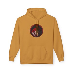 Jeffpool Landshark Deadpool Logo Hoodie | Marvel Rivals Graphic image 13