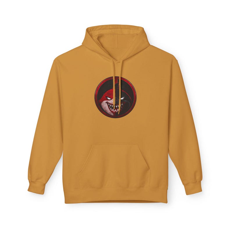 Jeffpool Landshark Deadpool Logo Hoodie | Marvel Rivals Graphic image 13